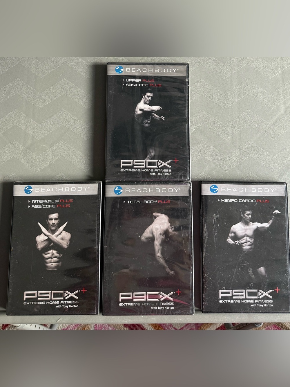 Beachbody P90X+ DVD Beach Body Workouts Set of Four Tony Horton Unisex
